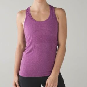 Lululemon Swiftly Tech Racerback Heathered Regal Plum?? Size 4
